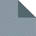 Als cadeau verpakt: 
'blauw bladmotief'